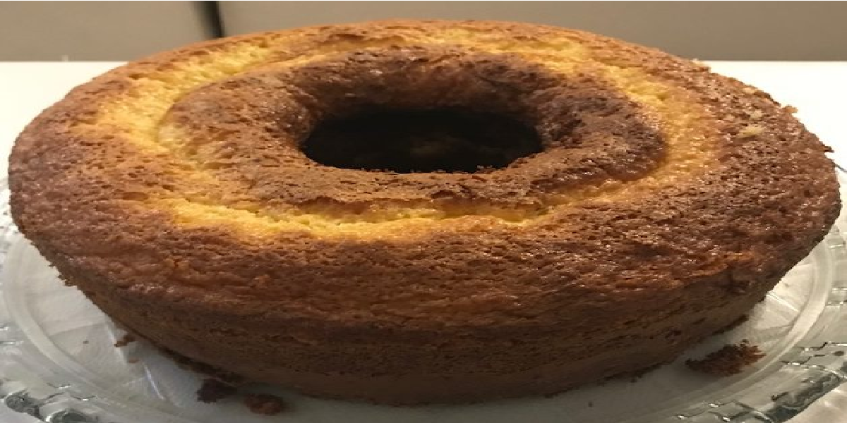 Receita de Bolo de fubá com dois ovos