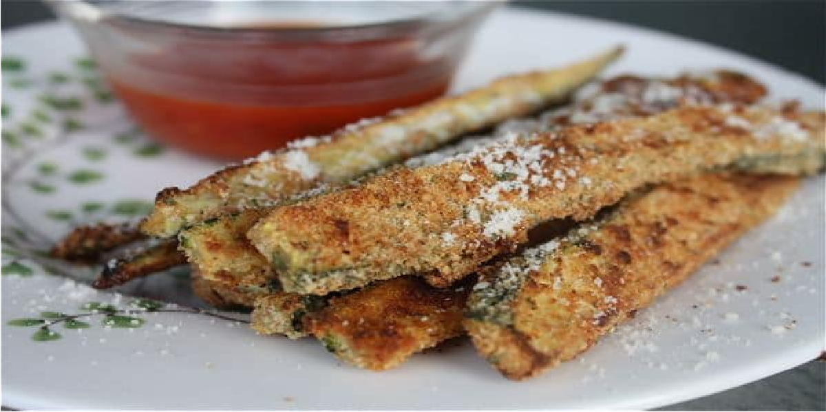 Receita de Abobrinha à milanesa frita