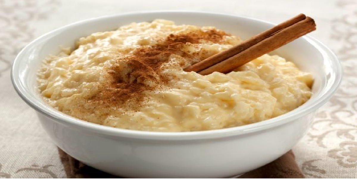 Receita de Arroz doce cremoso com leite Ninho