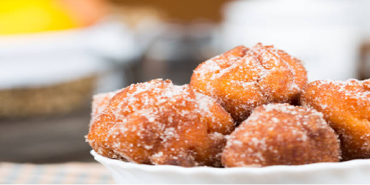 Receita de Bolinho de chuva assado vegano
