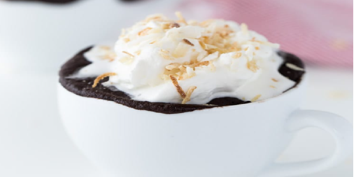 Receita de Brownie de caneca fit