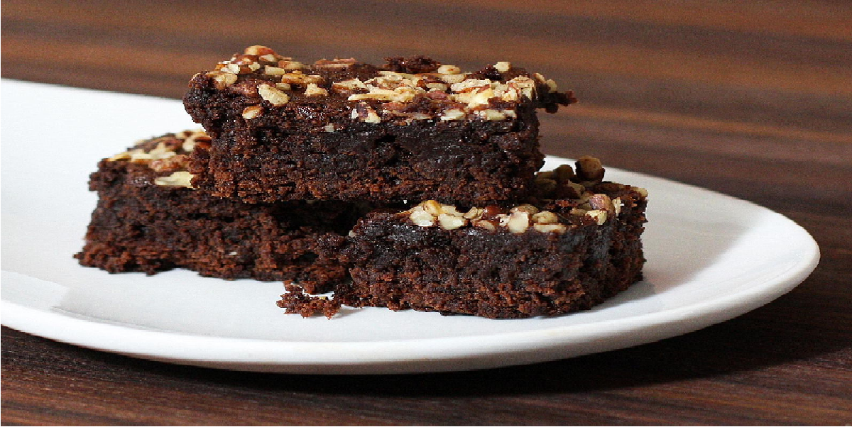 Receita de Brownie de chocolate com nozes