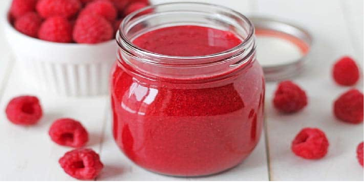 Receita de Coulis de framboesa