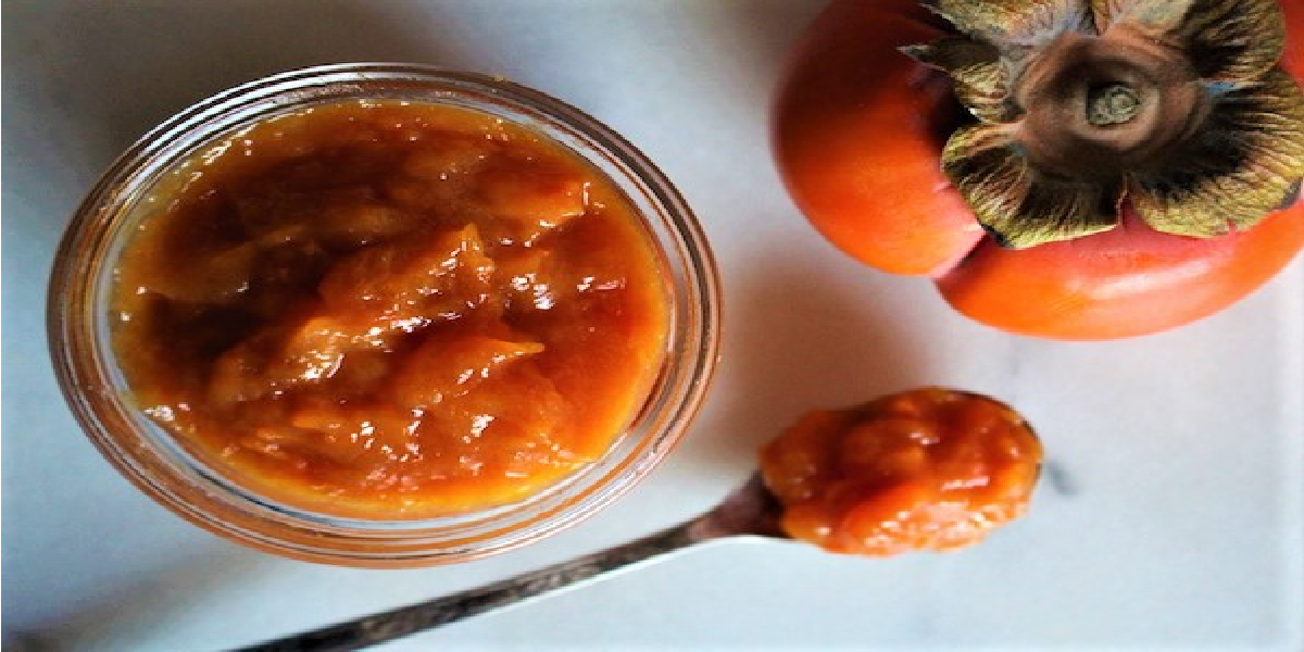 Receita de Geleia de caqui fácil e deliciosa