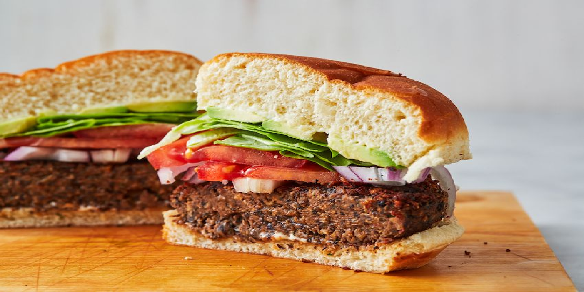 Receita de Hambúrguer de feijão com sementes