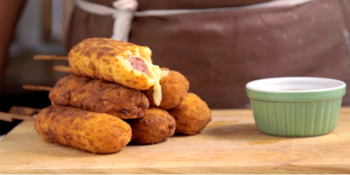 Receita de Salsicha empanada