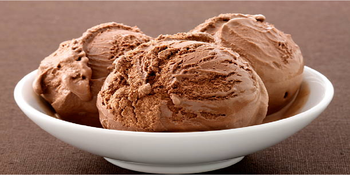Receita de Sorvete caseiro de chocolate simples
