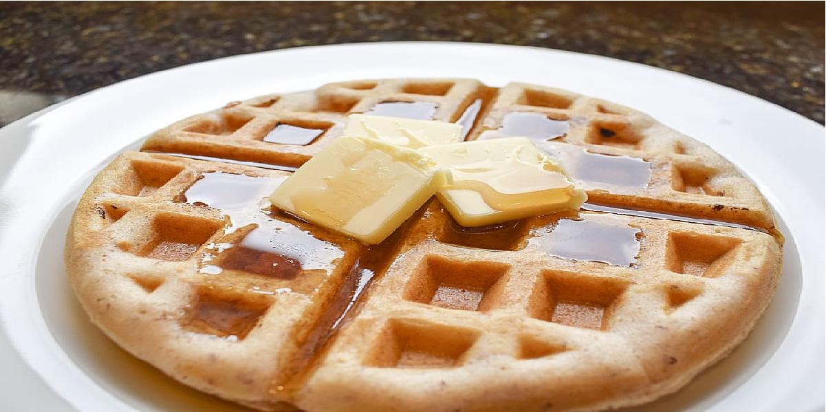 Receita de Waffle vegano