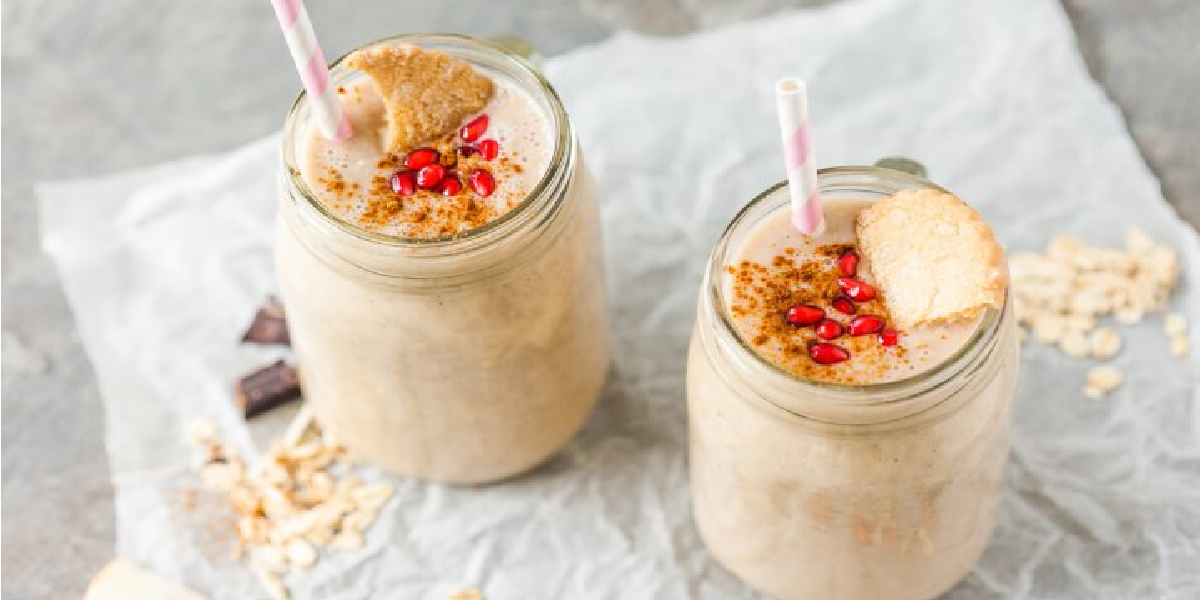 Vitamina de banana e maçã