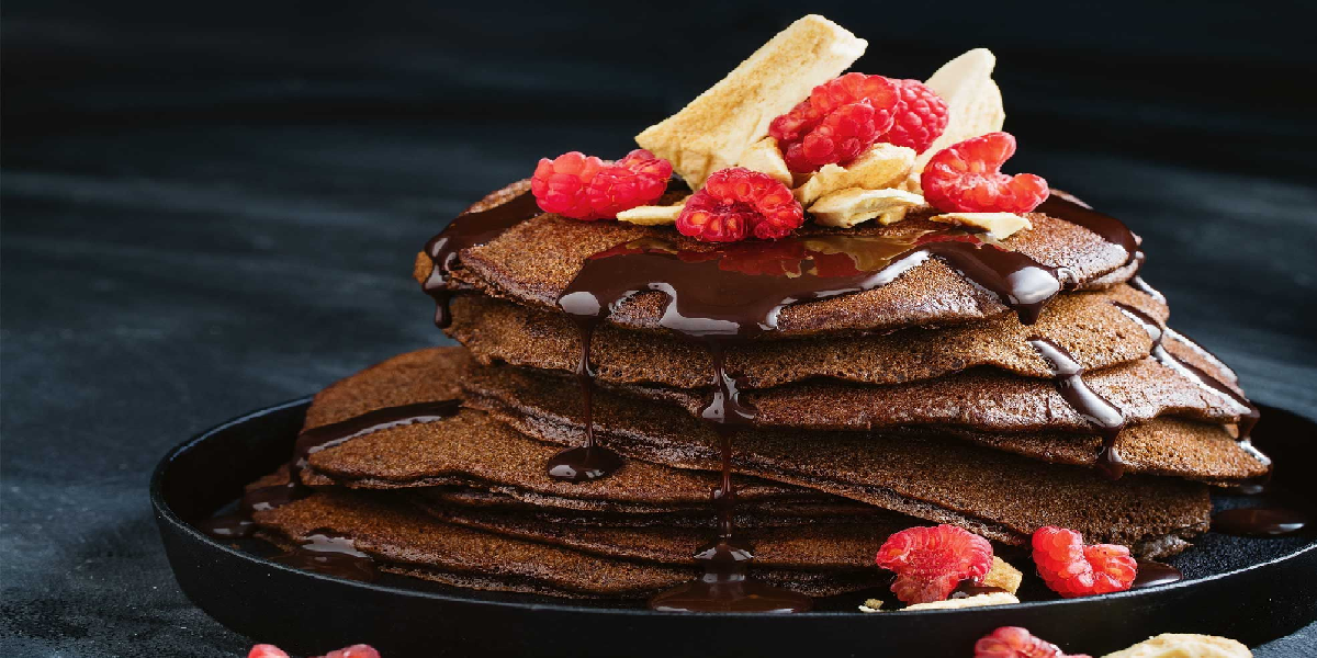 Receita de Crepioca de chocolate