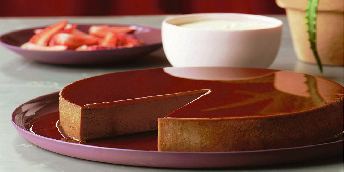 Receita de Flan de chocolate cremoso