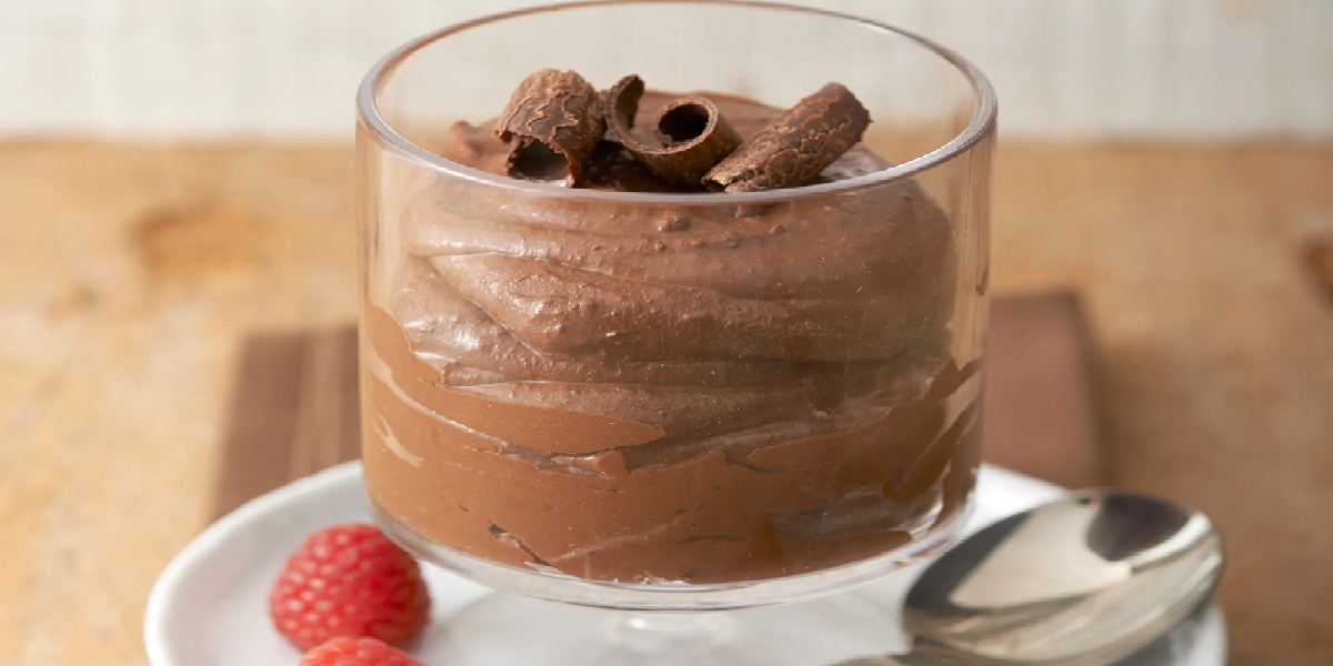 Receita de Mousse de chocolate simples