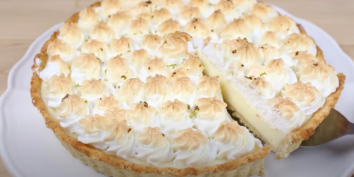 Receita de Pavê de limão com merengue