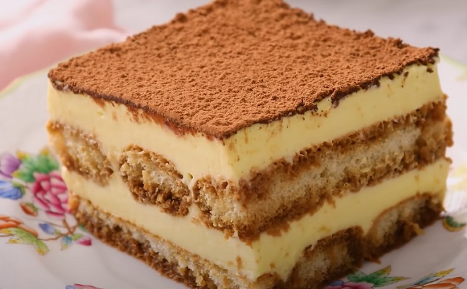 Receita de tiramissu de café com amêndoas