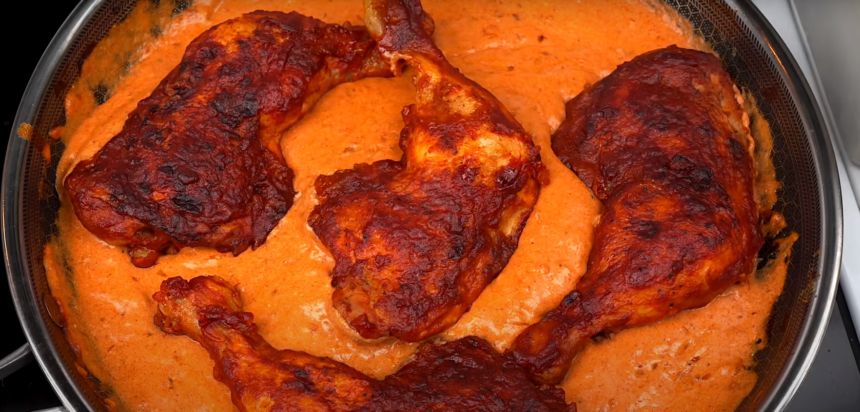 Coxa de frango com molho picante