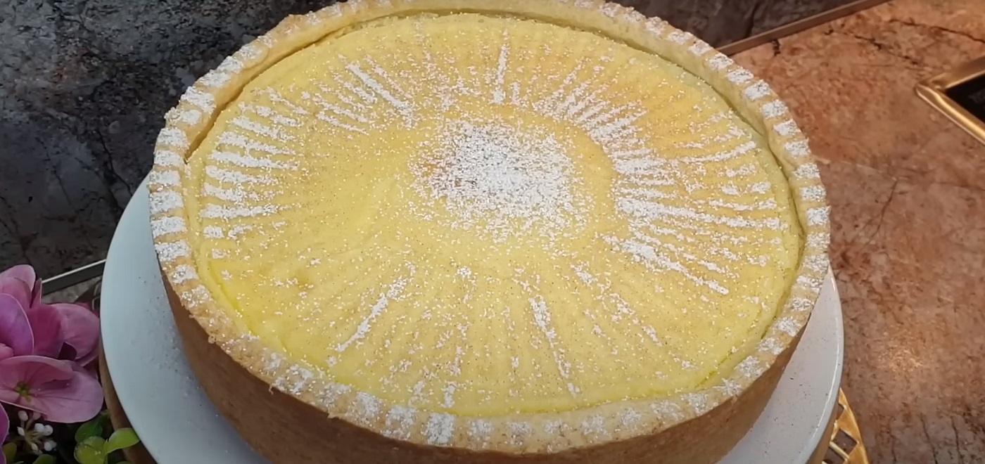 Torta Amanteigada de Curau de Milho