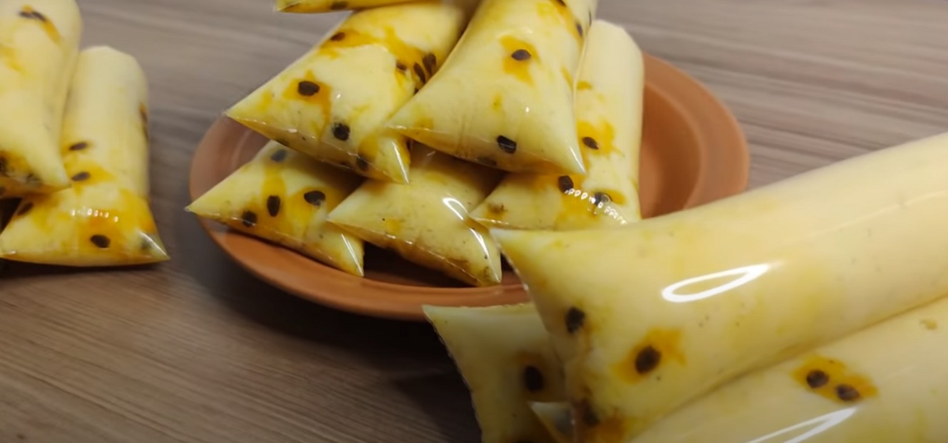 Geladinho de maracujá cremoso