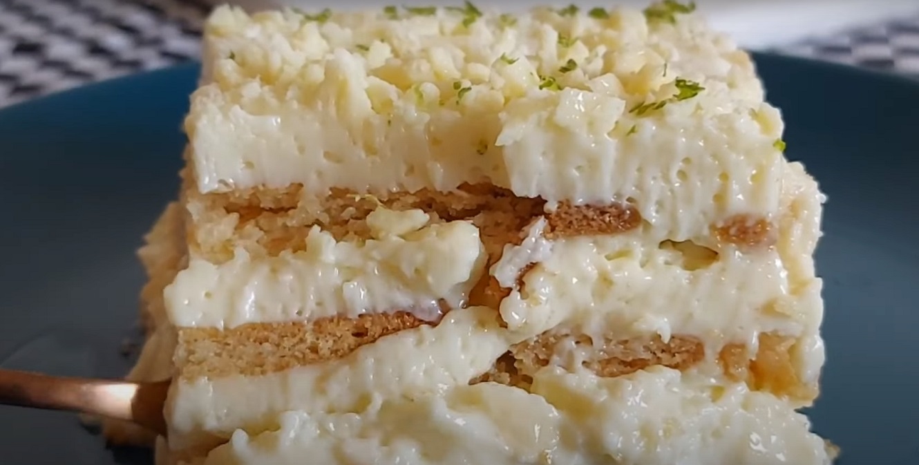 Pavê de Limão com creme de Limão