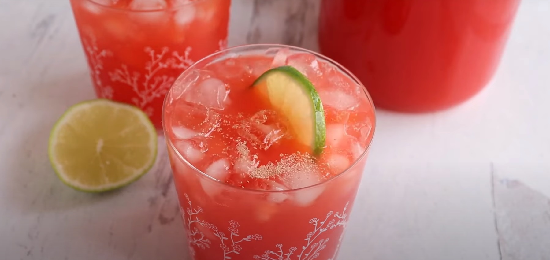 Batida de Rum com Morango