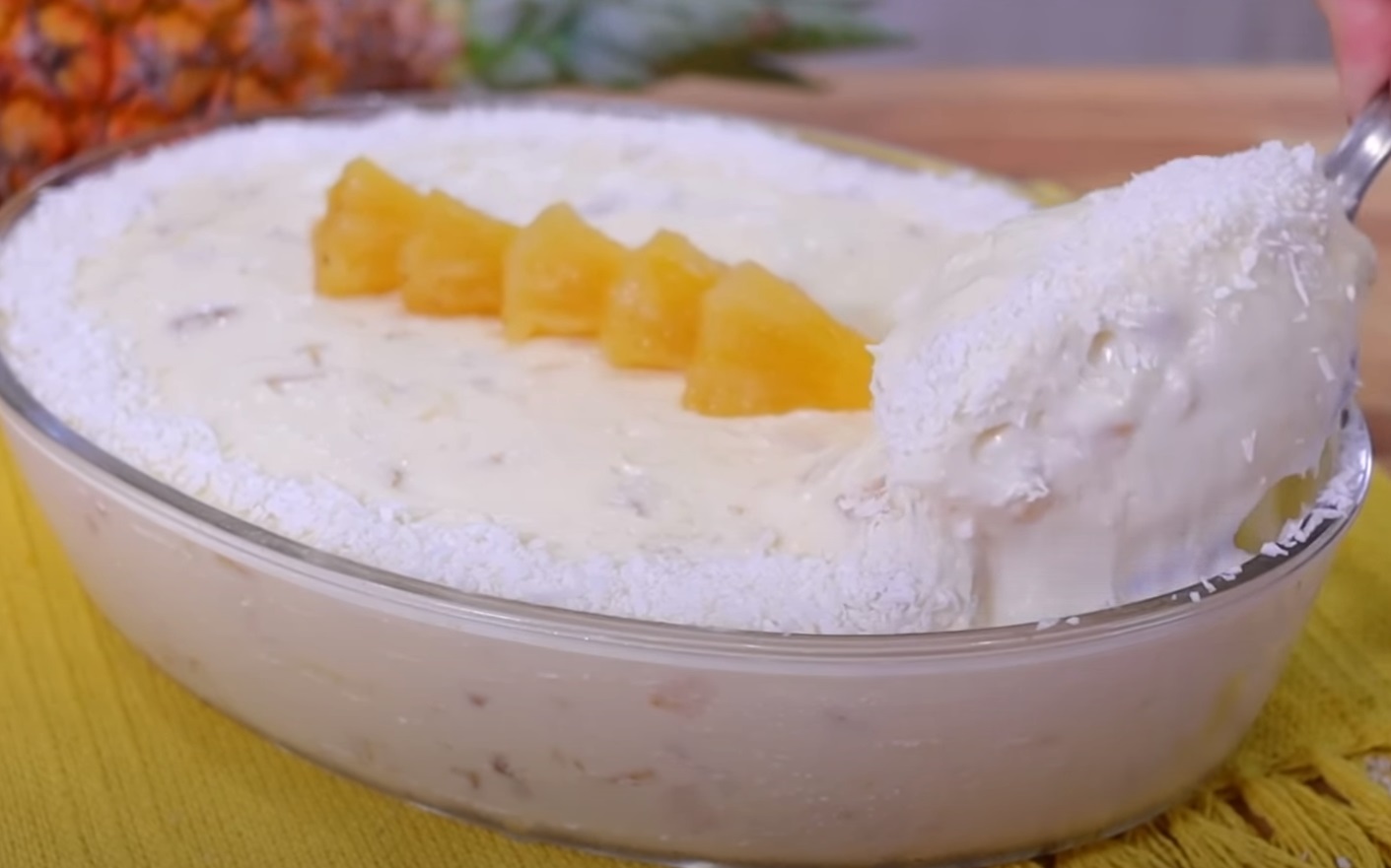 Creme de Abacaxi Natalino