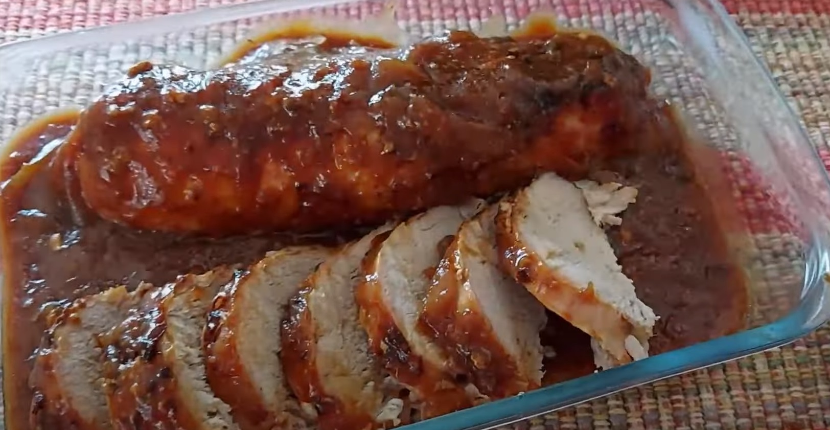 Filémignon suino suculento de forno