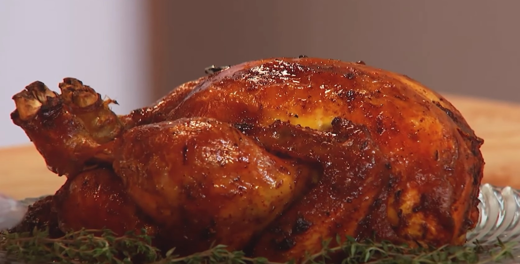 Frango assado de Natal na Air Fryer