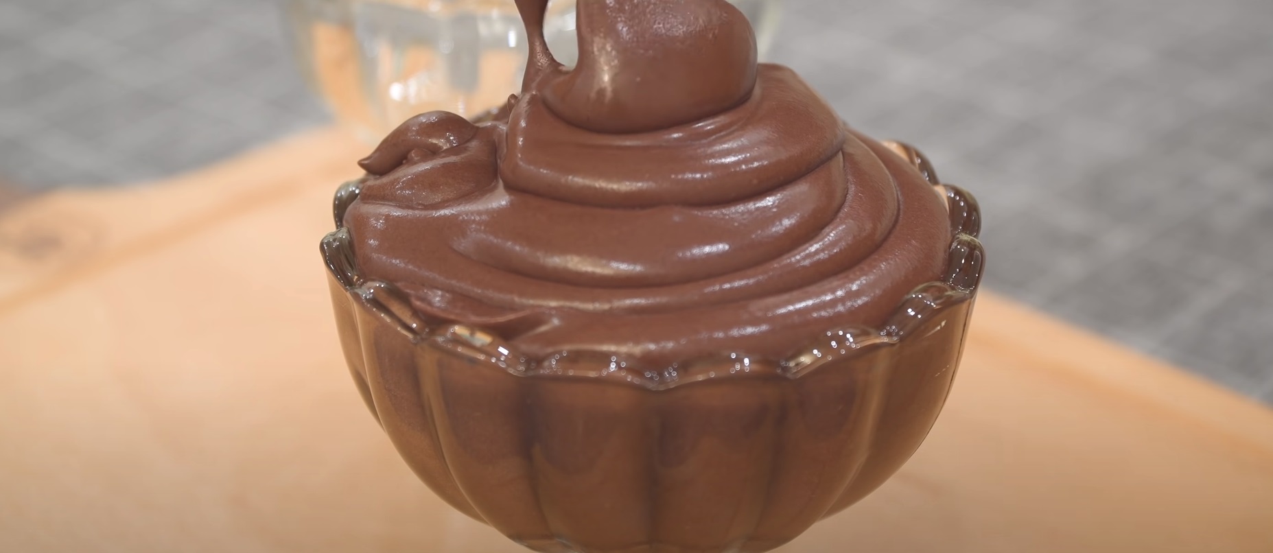 Mousse com Ganache de chocolate
