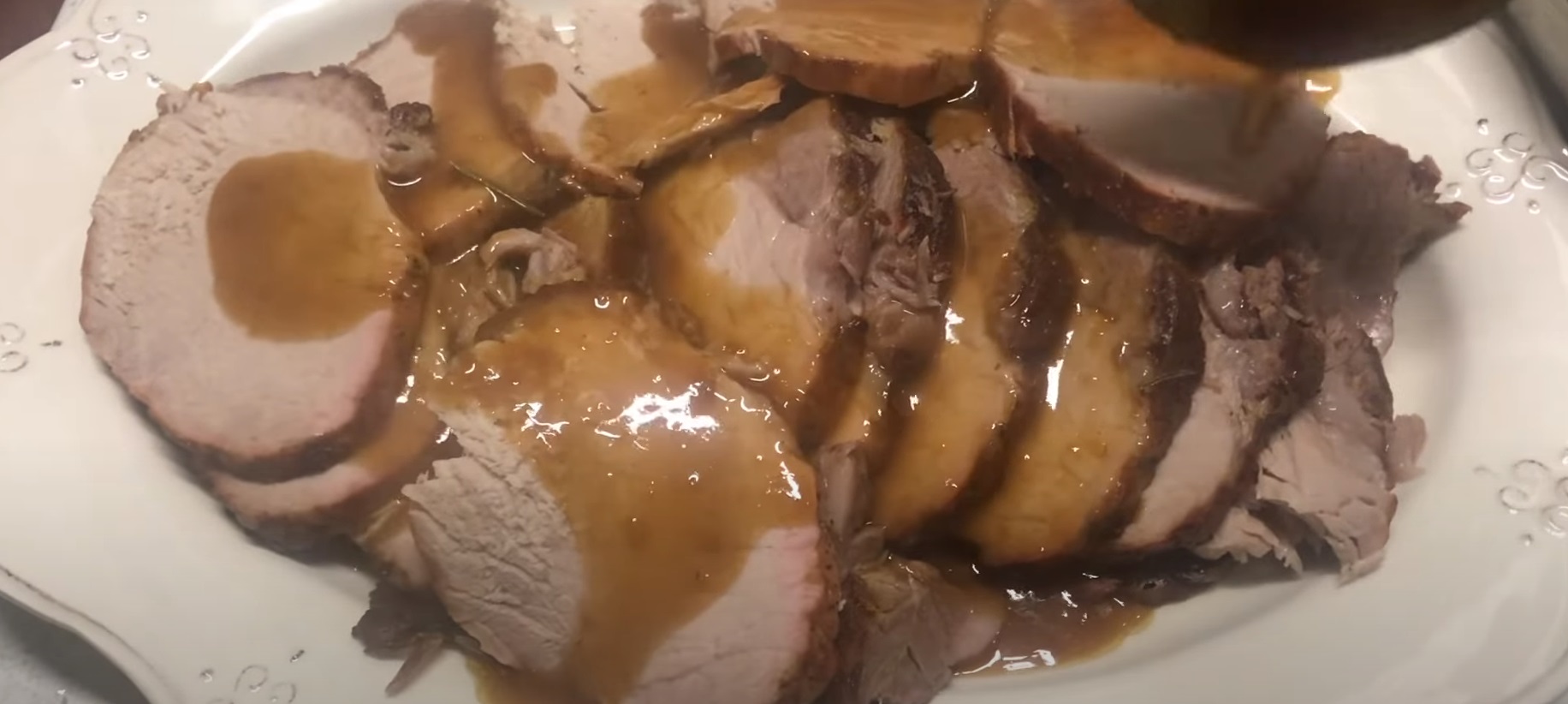 Paleta assada no molho de vinho