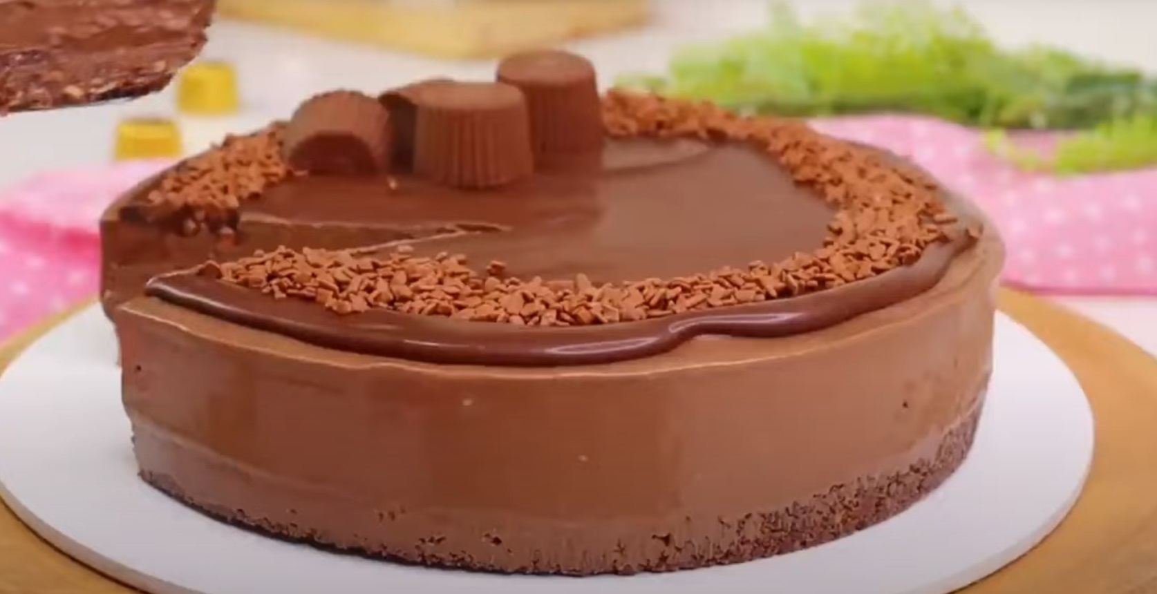 Torta de chocolate gelada