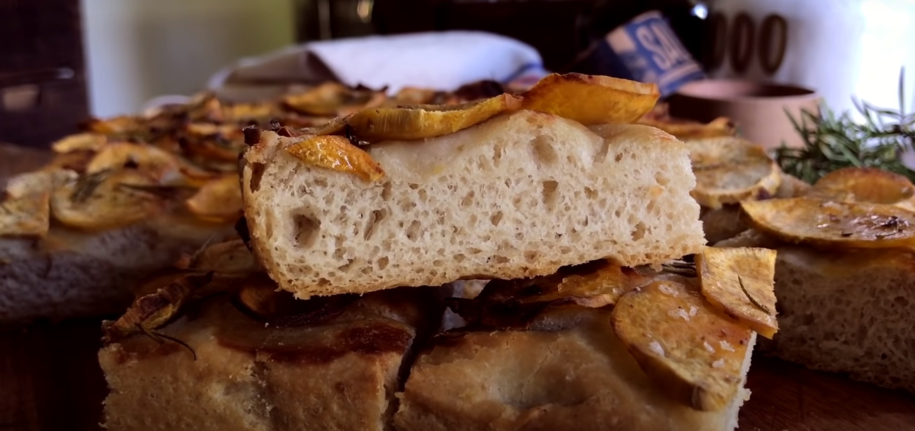 Focaccia de Microondas