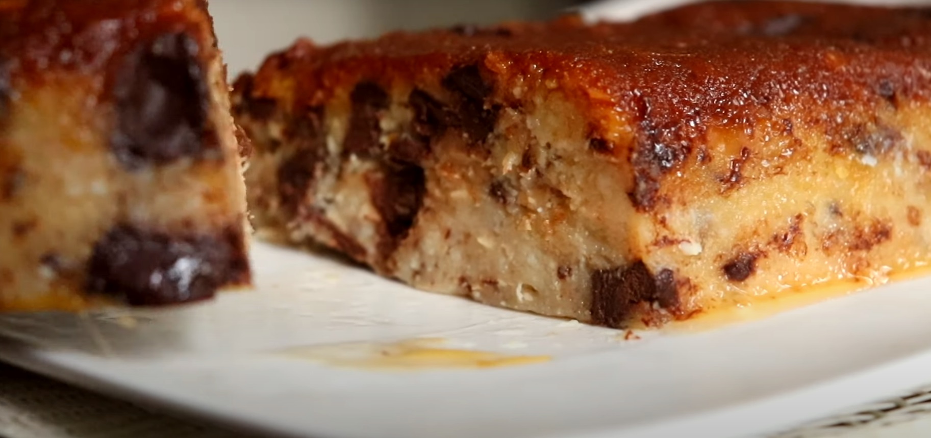 Bolo de Caçarola com Gotas de Chocolate