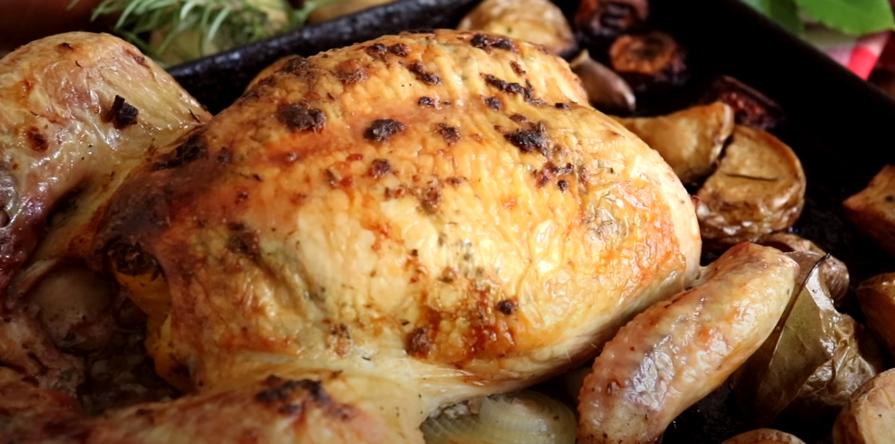 Frango assado Simples