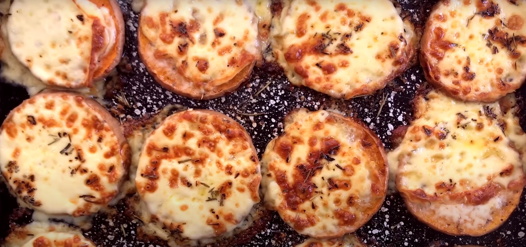 Mini Pizza de batata doce