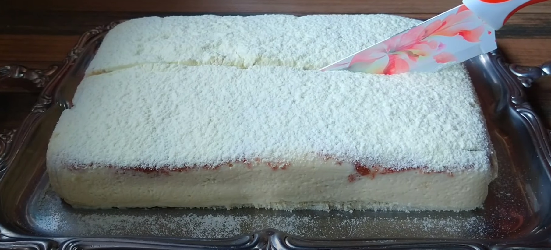 Bolo de Trigo Recheado com Leite Ninho