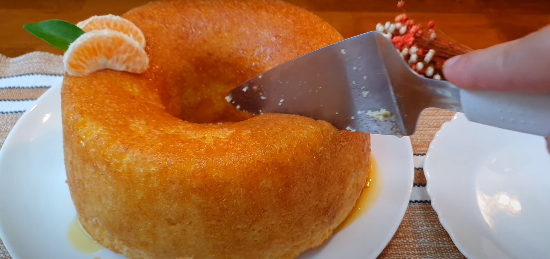 Bolo de Tangerina Molhadinho sem Ovo e sem Leite
