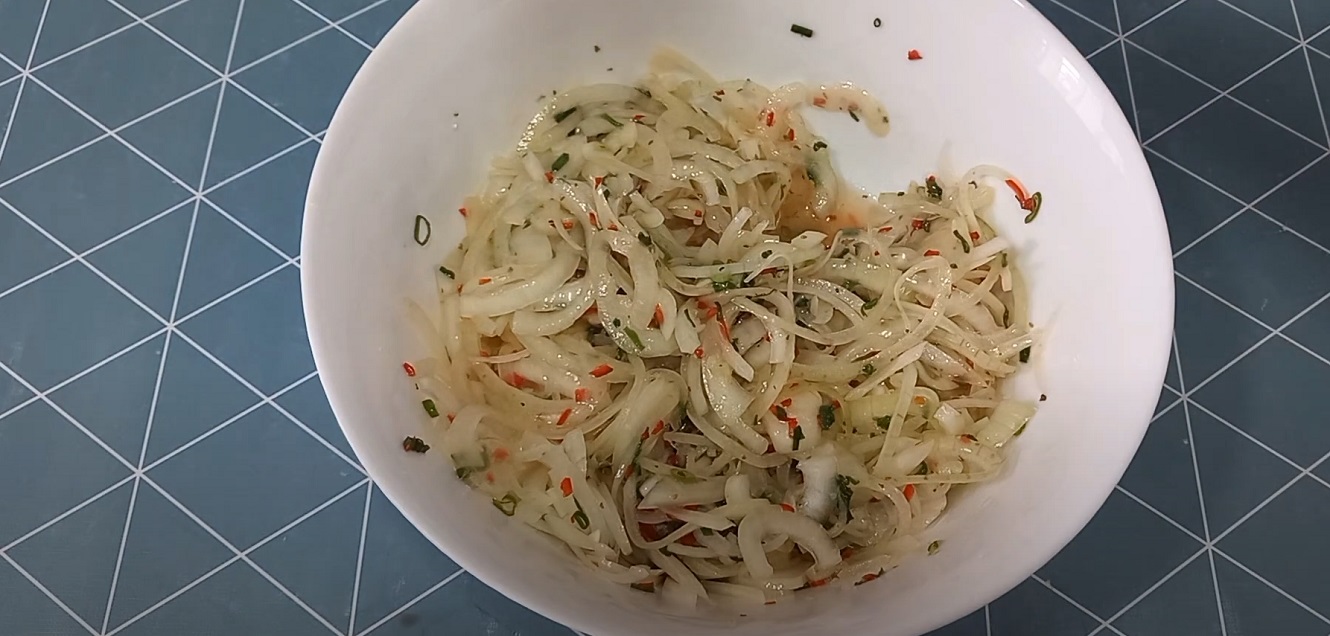 Salada de Cebola Branca