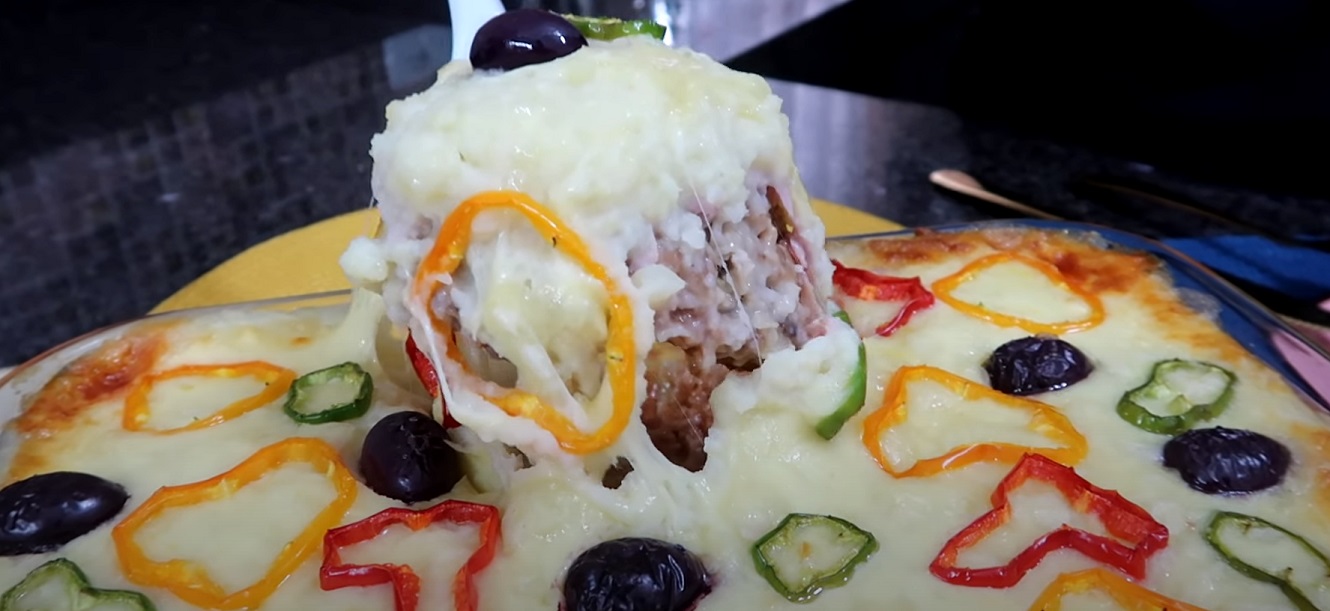 Escondidinho Simples e Saboroso de Mandioca com Costela de Boi