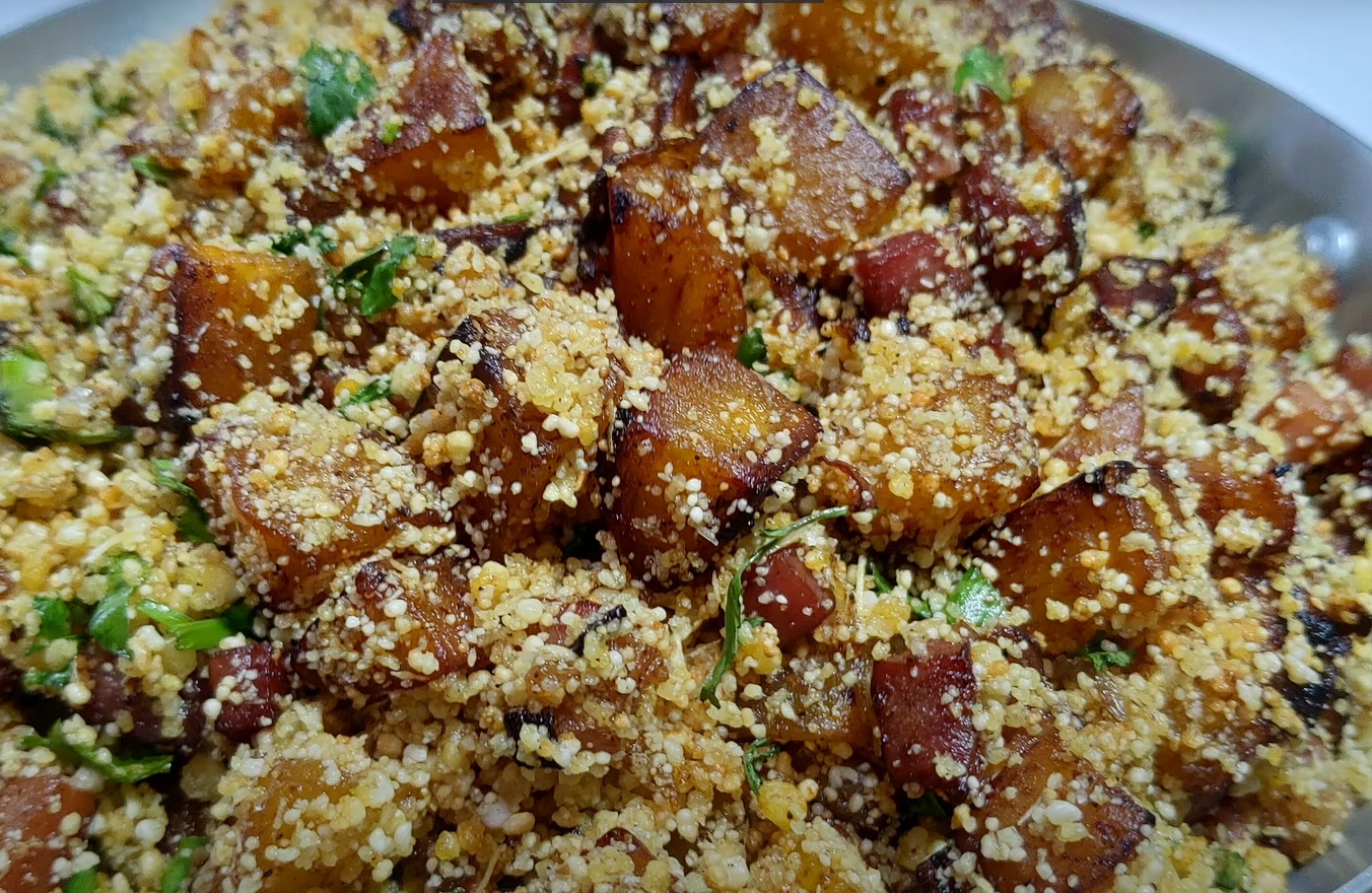 Farofa de manteiga com banana
