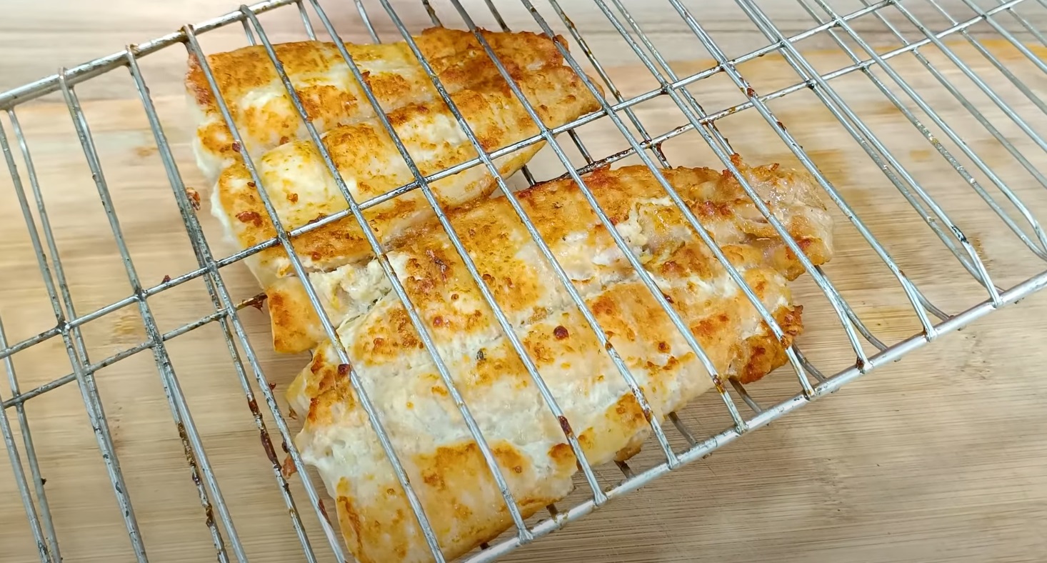 Filé de peixe assado na brasa