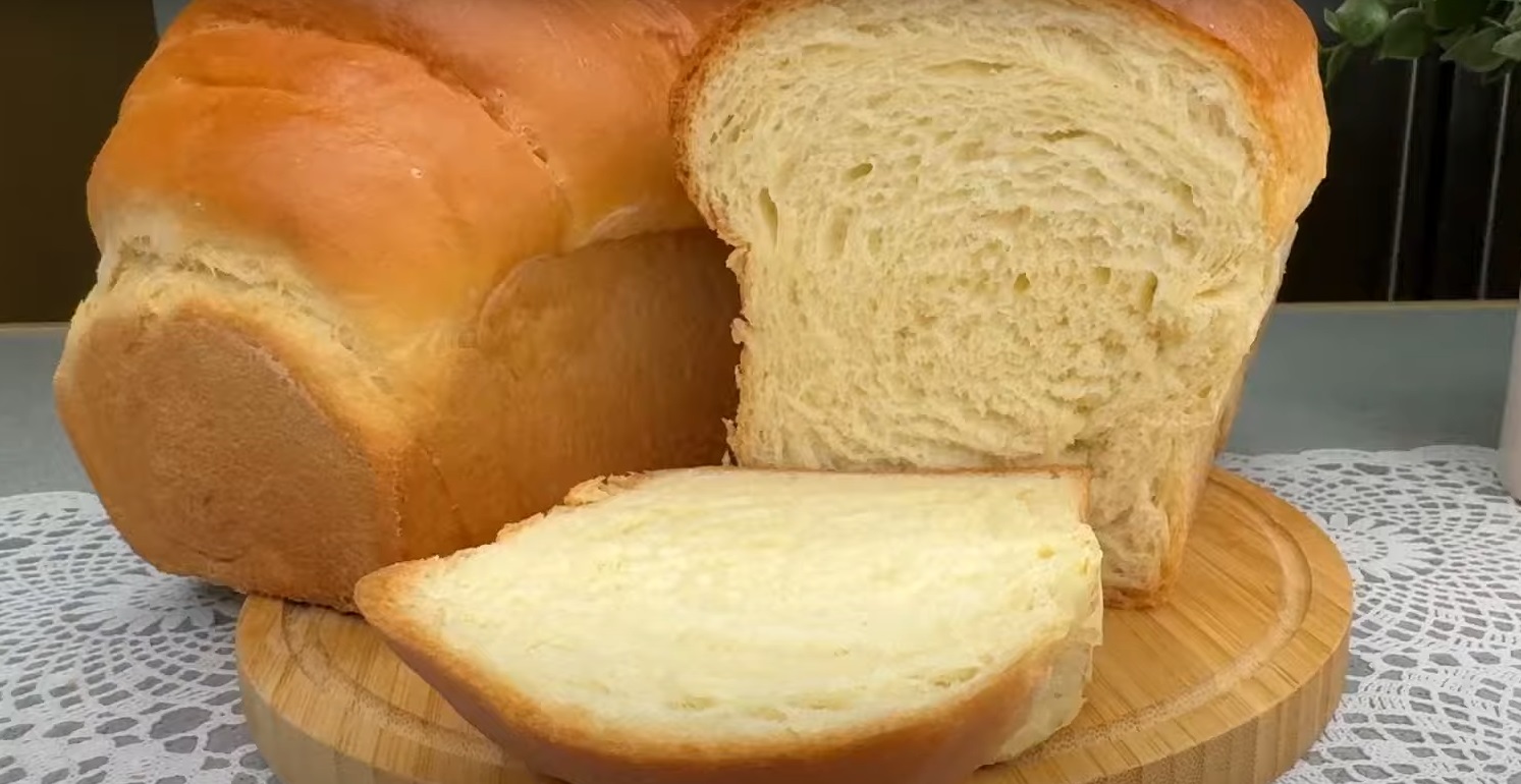 Pão caseiro simples e rápido com água