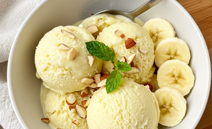 Sorvete proteico de Morango