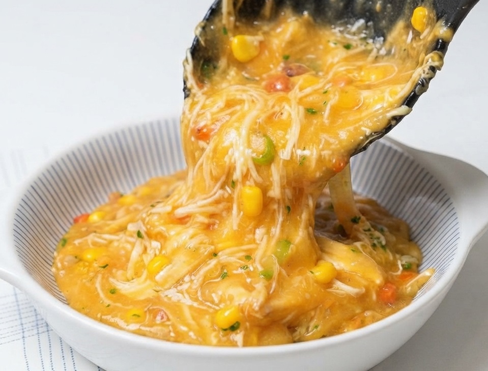 Caldo de Mandioca com Frango
